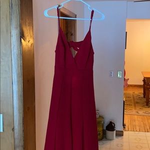 Red jump suit size large